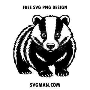 free badger svg png