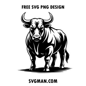 free bull svg png