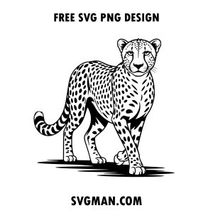 cheetah svg png free