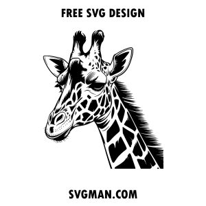 giraffe head svg png
