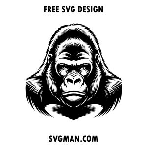 gorilla head svg png