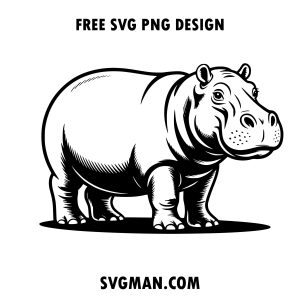 free hippo svg png