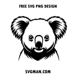 koala head svg png