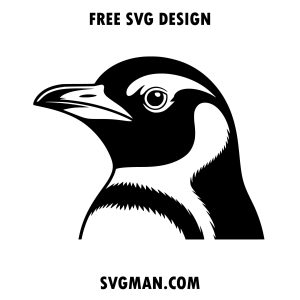free penguin head svg png