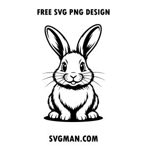 free bunny rabbit svg png