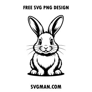 free bunny rabbit svg png