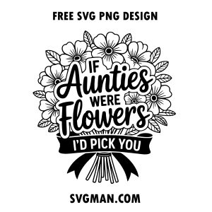 free auntie svg png