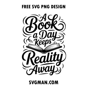 free book quote svg png