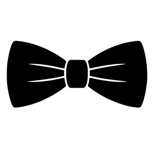 bow tie free svg silhouette