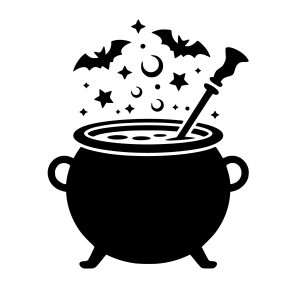 Free Halloween Witches Cauldron SVG