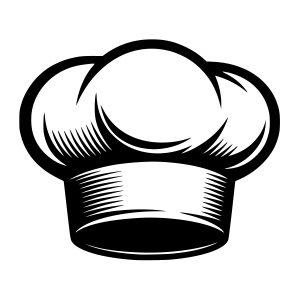 chefs hat free svg silhouette