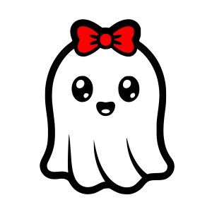 cute halloween ghost svg png design