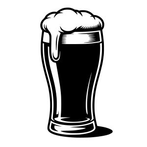 pint of beer free svg silhouette