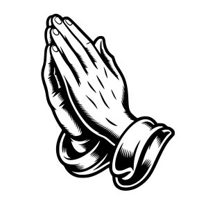 free svg prayer hands