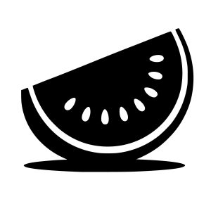 Free Sliced Watermelon SVG