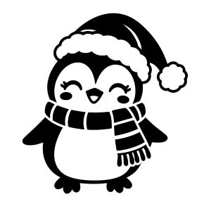 Free Christmas Penguin SVG