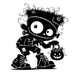free Frankenstein halloween svg