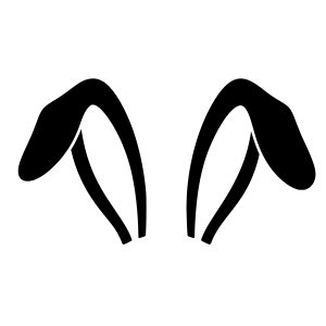 Free Bunny Ears SVG